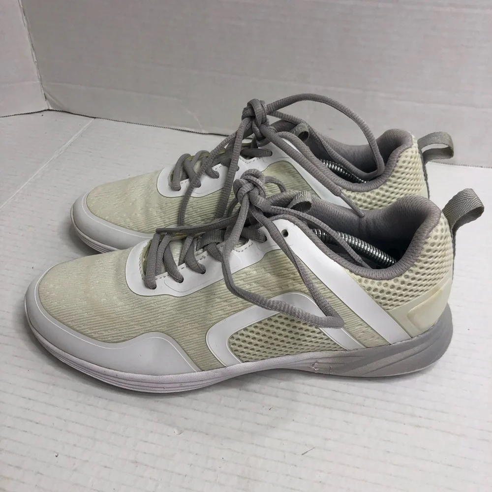 Vionic Sneakers Womens Size 8 White Tan JoJo Ombre Lace-Up Comfort Shoes